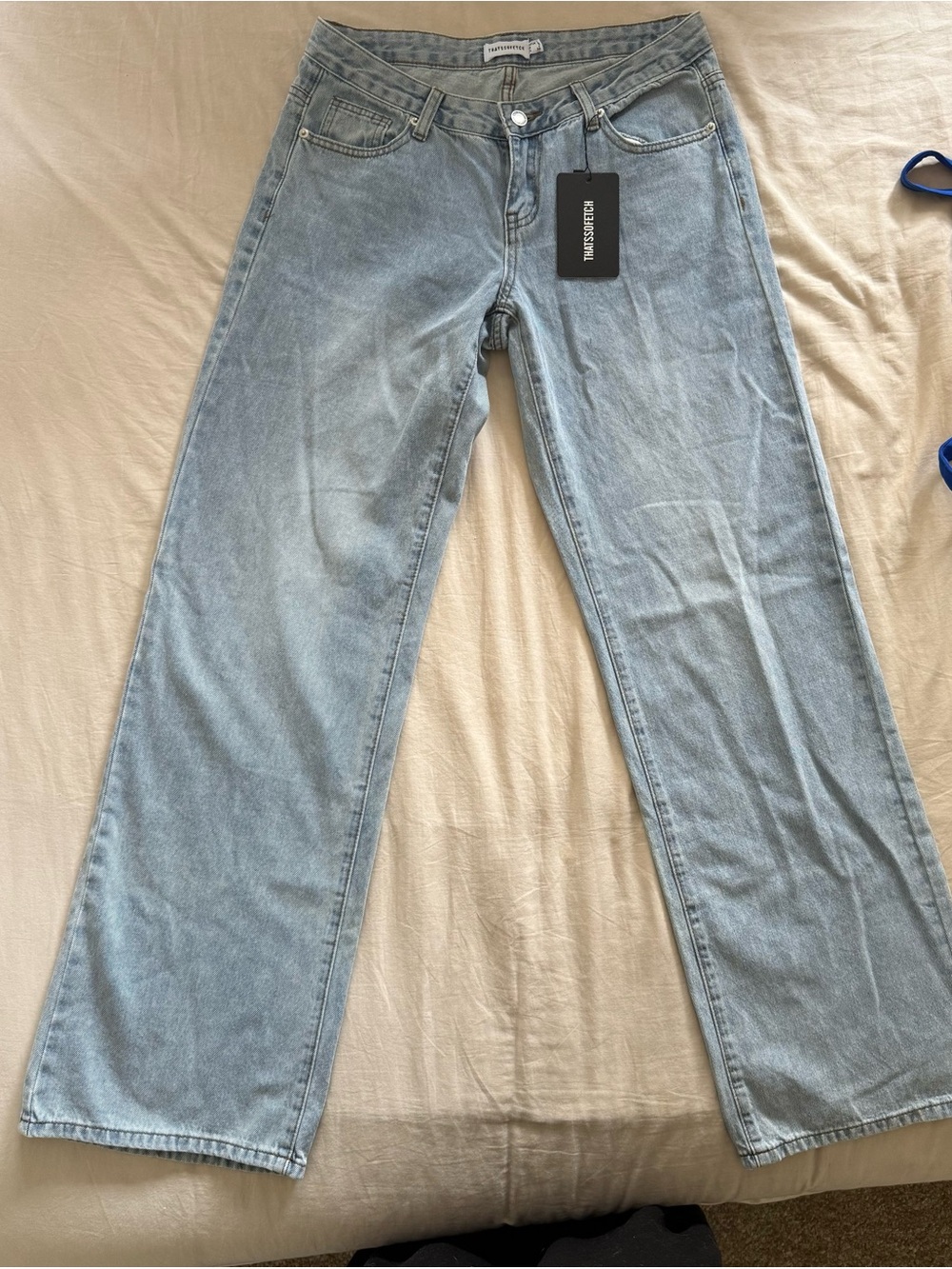 Light Wash Low Rise Straight-Leg Women’s Jeans
